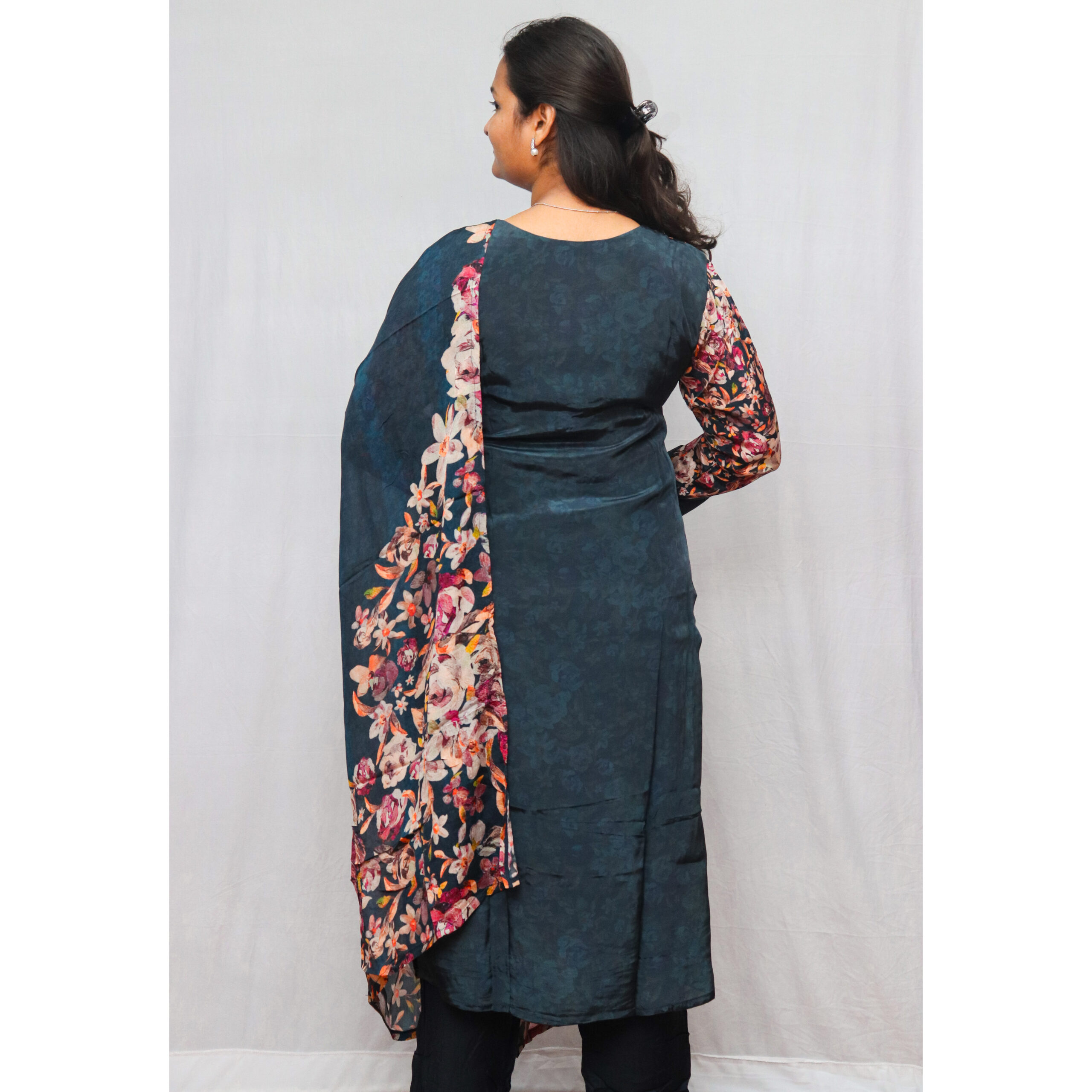 A-Line Printed Kurti Set - Image 3