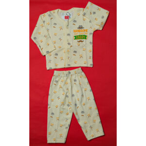Lemon Yellow Cotton Set for Baby Boy & Baby Girl