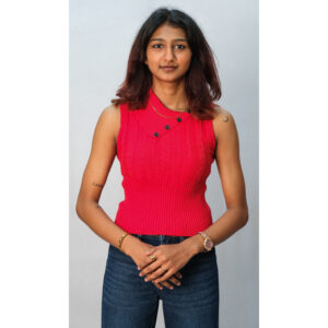 Vest Solid Button Sleeveless Tank Top