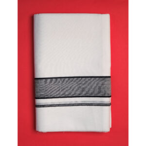 Off White With Black Lungi