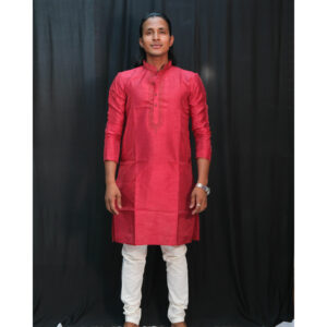 Maroon Kurta & Pajama Set